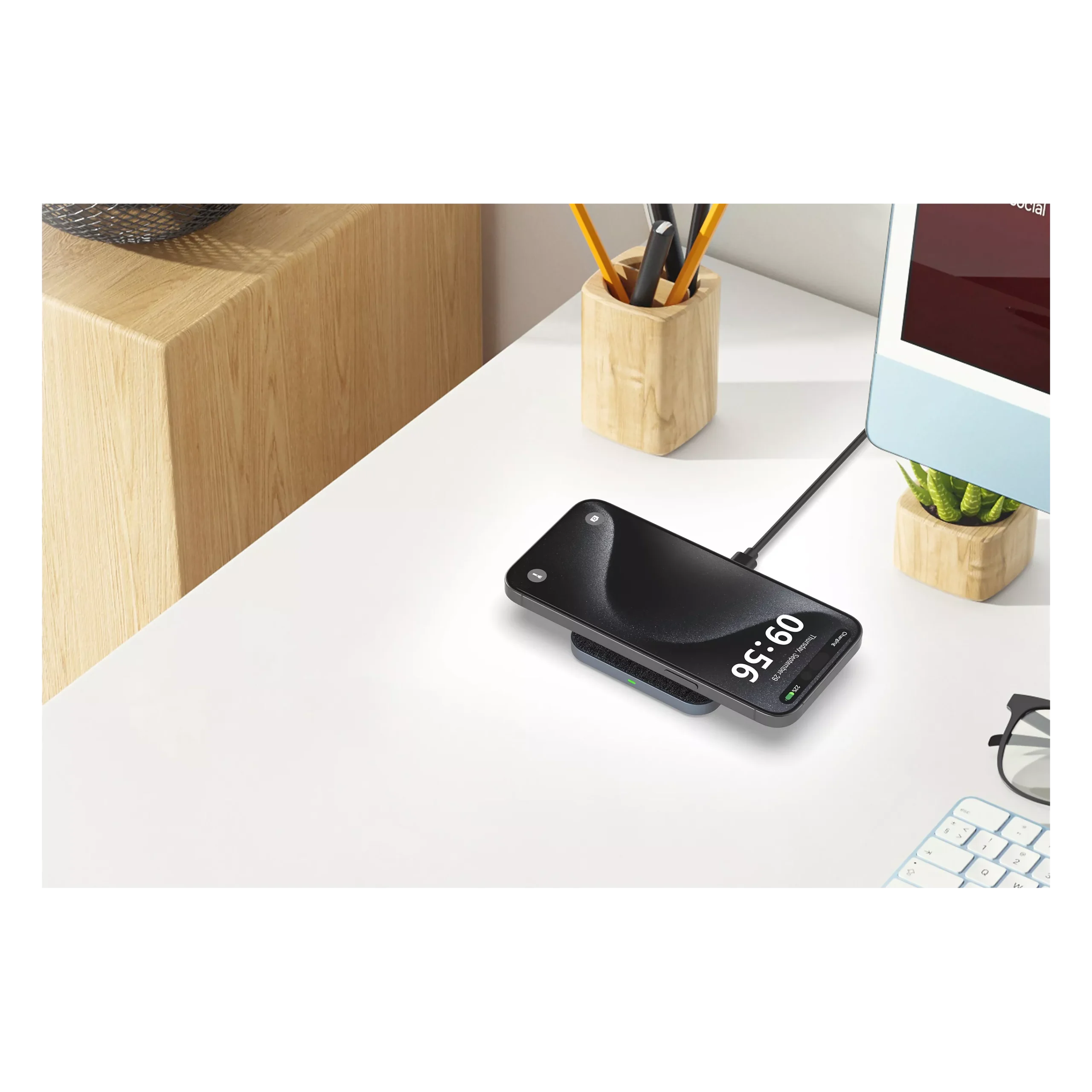 Chargeur induction sans fil 15W Qi2 – Image 2